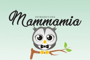 Mammamia Font Download