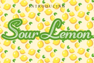 Sour Lemon Font Download