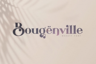 Bougenville  Font Download