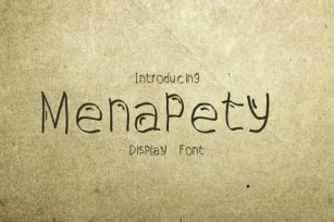 Menapety Font Download