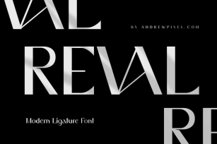 Reval - Modern Ligature Font Font Download