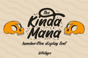 The Kindamana - Handwritten Display Font Font Download
