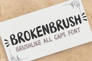 Brokenbrush Font Download