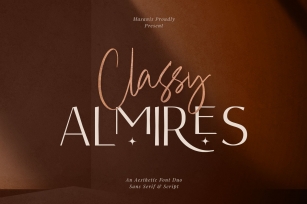 Classy Almires - Font Duo Font Download