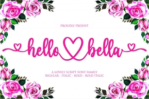 hello bella Font Download
