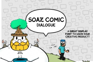 Soaz Comic Dialogue Font Download