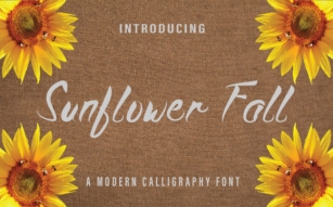 Sunflower Fall Font Download