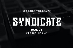 Syndicate Font Vol. 1 Font Download
