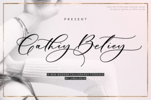 Cathiy Betiey Font Download