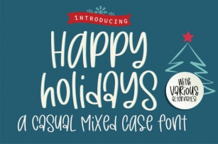Happy Holidays Font Download