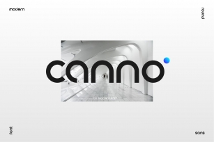 Canno - Modern geometric sans serif Font Download