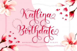 Katlina Birthdate Font Download