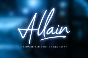 Allain Script Font Download