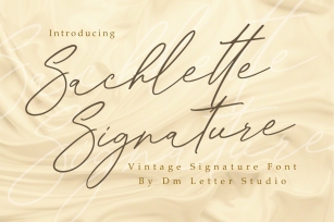 Sachlette Signature Font Download