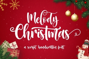 Melody Christmas Font Download
