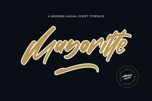 Mayoritte Modern Casual Script Typeface Font Download