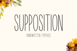 Supposition Font Download