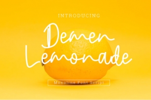 Demen Lemonade Font Download