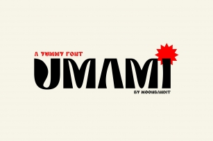 Umami - A Delicious typeface Font Download