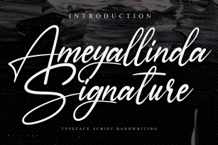 Ameyallinda Signature Font Download