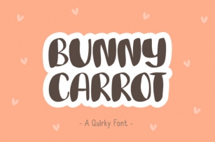 Bunny Carrot Font Download