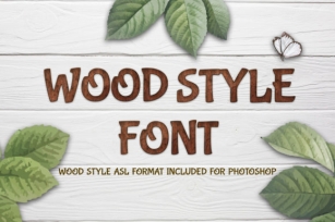 Wood Style Font Download