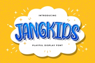 Jangkids - Playful Display Font Font Download