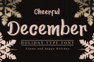Cheerful December Font Download