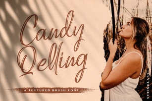 Candy Qelling - Brush Script Font Font Download