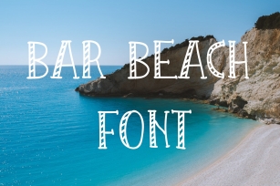 Bar Beach Font Font Download