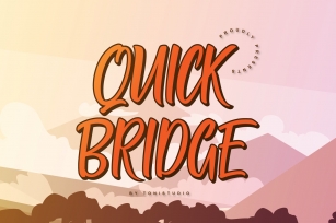 QUICK BRIDGE Font Download