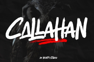 Callahan - Brush Font Font Download