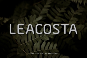 Leacosta Font Download