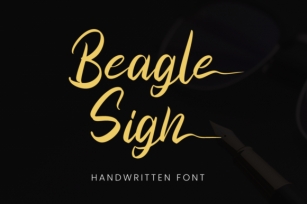 Beagle Sign Font Download