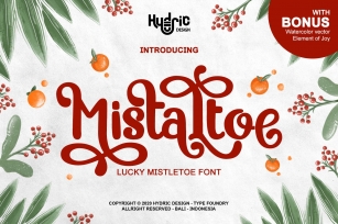 Mistaltoe - Magical Christmas font Font Download
