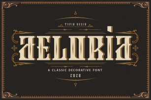 Aeloria Vintage Decorative Font Font Download