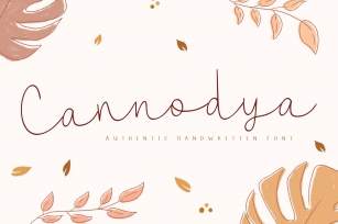 Cannodya | Handwritten Font Font Download