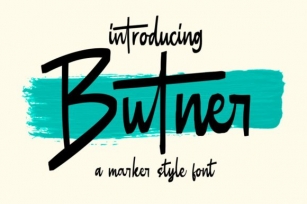 Butner Font Download