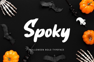 Spoky Helloween Bold Typeface Font Download
