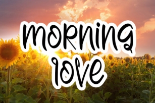 Morning Love Font Download