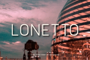 Lonetto Font Download