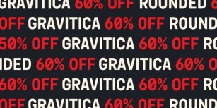 Gravitica Rounded Font Download