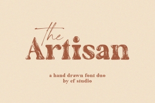 The Artisan |The Artisan | A Hand Drawn Font Duo Font Download