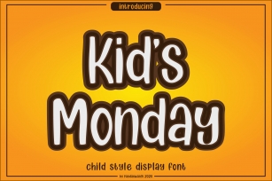 Kids Monday Font Download