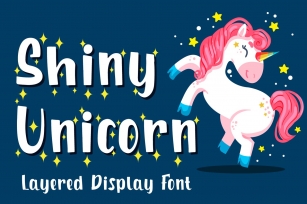Shiny Unicorn - Display Font Font Download