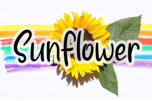 Sunflower - Handwritten Font Font Download