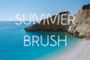 Summer Brush Font Download