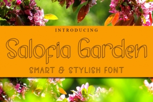 Salofia Garden Font Download