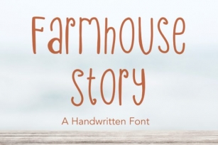 Farmhouse Story Font Download