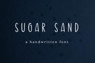 Sugar Sand Font Download